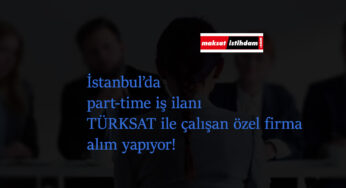 TÜRKSAT Kablo TV bünyesinde afiş asacak part time eleman aranıyor