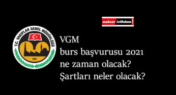 VGM 2021 burs başvuruları açıldı mı? VGM lise ve üniversite burs başvuruları ne zaman?