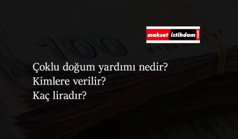 Çoklu Doğum Yardımı nedir? Kimlere verilir? Kaç liradır?