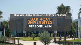 İzmir Bakırçay Üniversitesi personel alımı yapacak