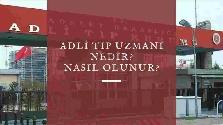 Adli Tıp Uzmanı nedir? Nasıl olunur? Adli tıp uzmanı alımları ne zaman olacak?