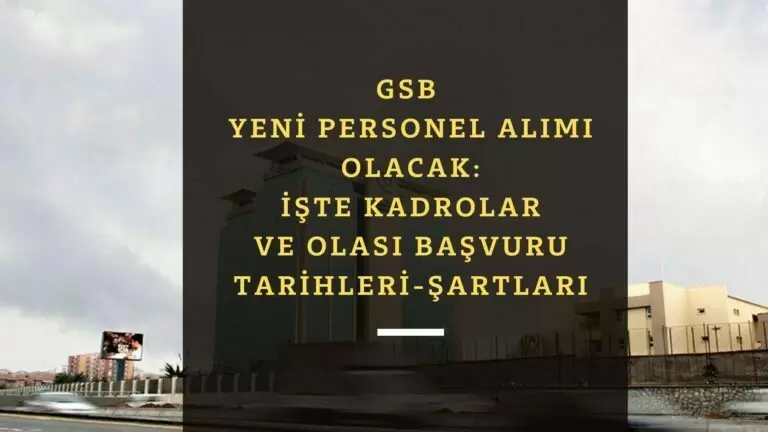 Gençlik ve Spor Bakanlığı yeni personel alımı yapacak: 2400'ten fazla kişi düşünülüyor