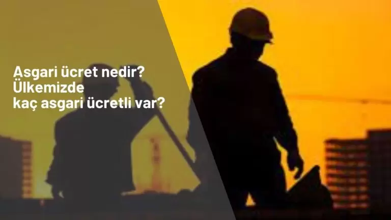 Asgari Ücret nedir? | Asgari ücretli kaç kişi var?