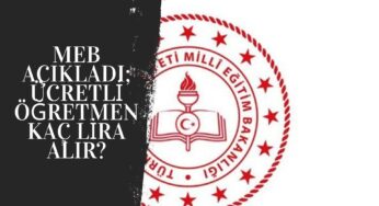 Ücretli Öğretmen kaç lira alır? MEB yanıtladı