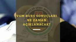VGM burs başvuru sonuçları 2021 ne zaman açıklanacak? VGM burs sonuç sorgulama ekranı