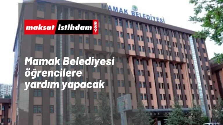 Mamak Belediyesi öğrenci yardımı