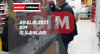 BİM iş başvurusu nasıl yapılır? Aralık 2021 Güncel BİM iş ilanları