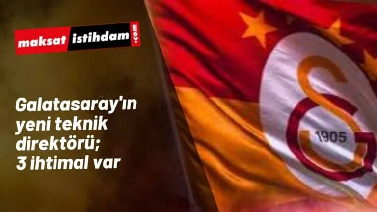 Galatasaray'ın yeni teknik direktörü