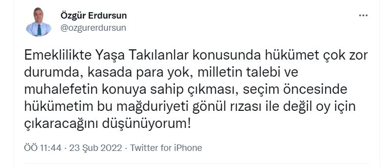 EYT açıklaması