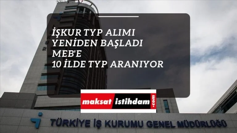 İŞKUR TYP alımı