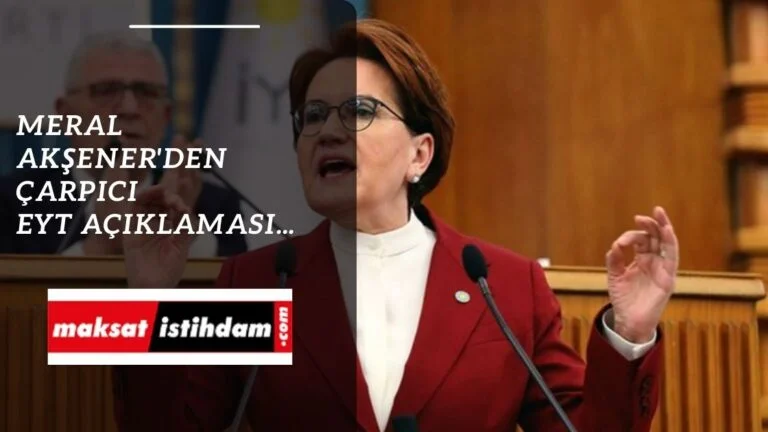 Meral Akşener EYT