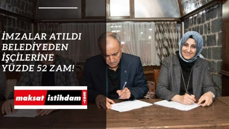 belediyeden işçilere zam