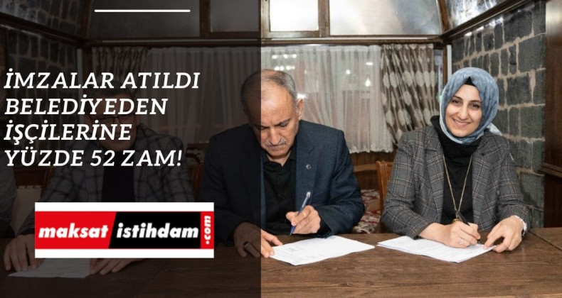 Bir belediyeden işçilere zam müjdesi: Yüzde 52!