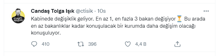Kabine Değişikliği