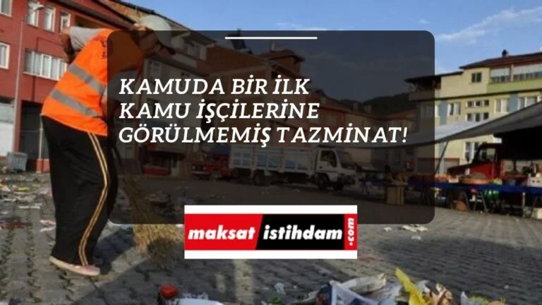 Bir belediyeden ilk kez kamu işçilerine tazminat kararı!