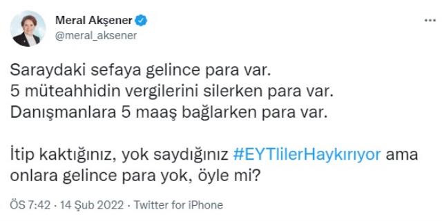 Meral Akşener EYT