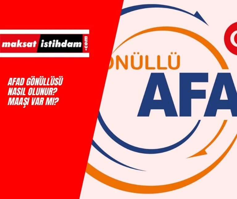 AFAD gönüllüsü nasıl olunur?