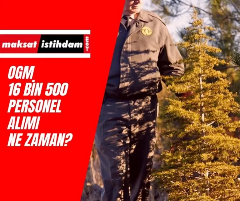 OGM 16 bin 500 personel alımı
