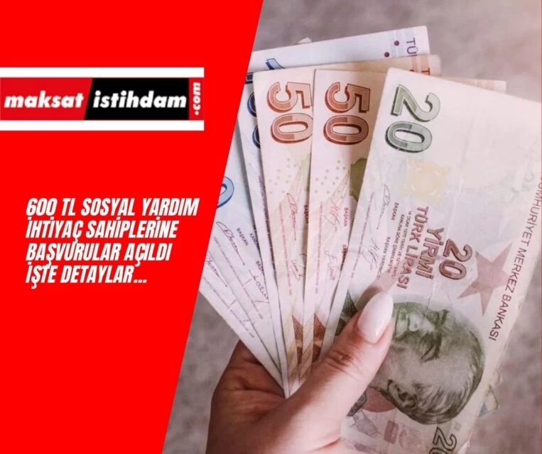 600 TL Sosyal Yardım