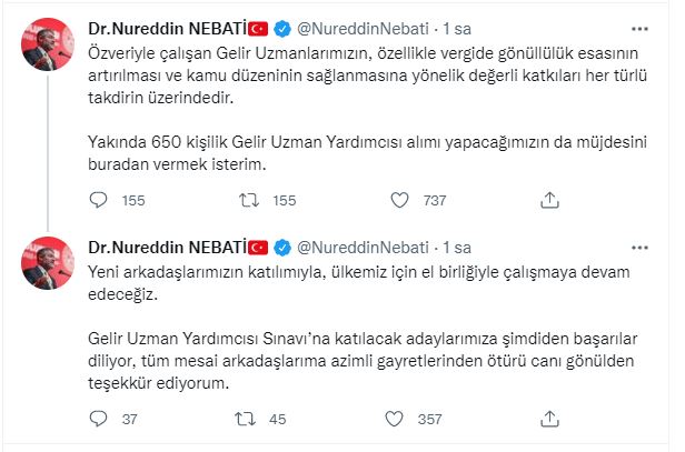 Maliye Bakanlığı 650 personel alımı