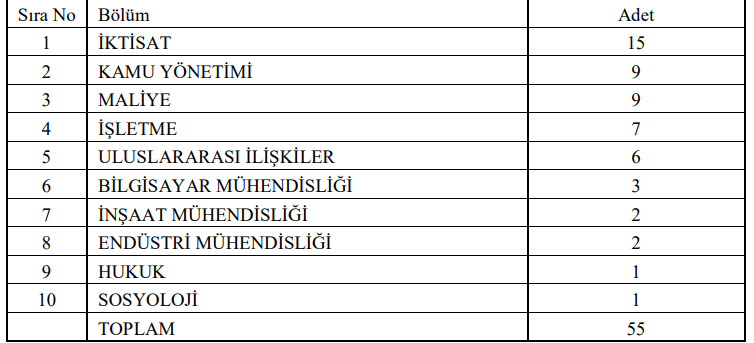 Cumhurbaşkanlığı personel alımı