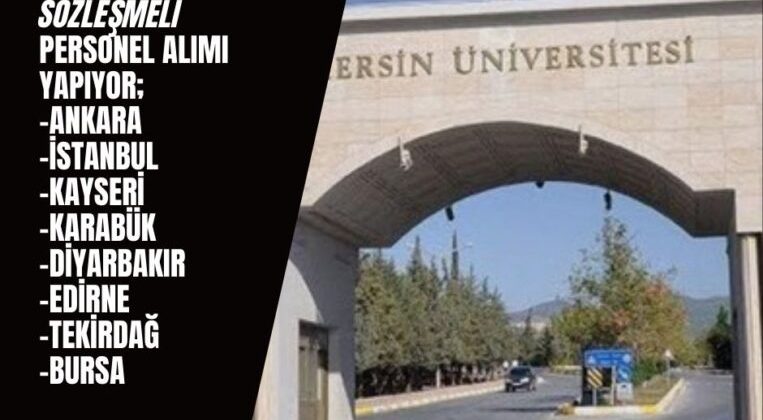 Üniversitelere Personel Alımı: 10 Üniversite Personel Arıyor