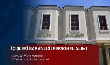 İçişleri Bakanlığı Personel Alacak: Uzman Yardımcısı Aranıyor