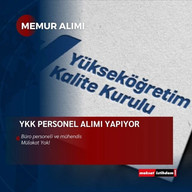 YKK Personel Alımı Yapıyor: Başvuru Şartları Belirlendi