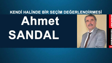 KENDİ HALİNDE BİR SEÇİM DEĞERLENDİRMESİ