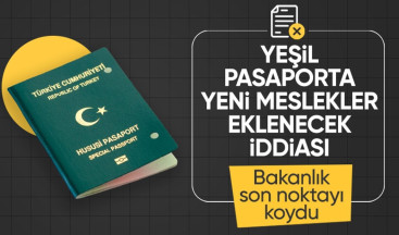 Ömer Bolat'tan yeşil pasaport açıklaması: Uygulamayı genişletmiyoruz