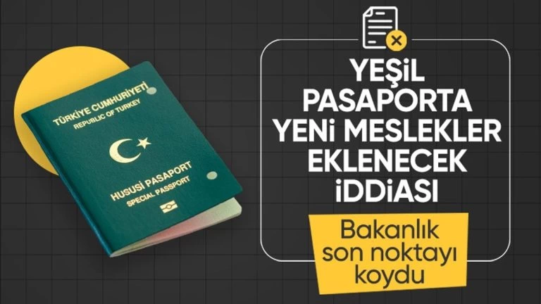 Ömer Bolat'tan yeşil pasaport açıklaması: Uygulamayı genişletmiyoruz