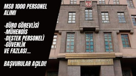 MSB 1000 Personel Alımı: Başvurular Açıldı! İşte Kadrolar ve Şartlar