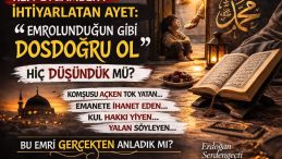 Emrolunduğun Gibi Dosdoğru Olduk mu?