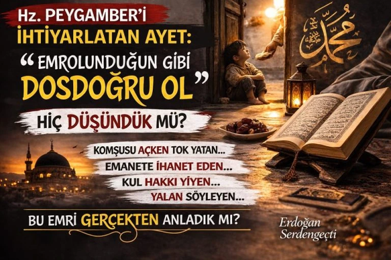 Hz. Peygamberi (ASM) ihtiyarlatan ayet