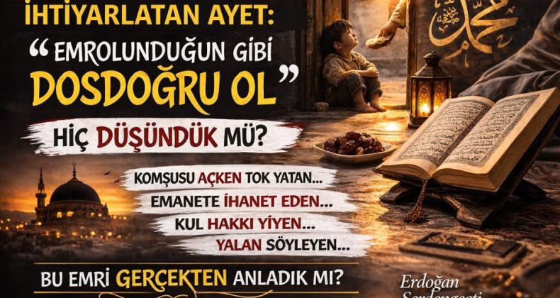 Emrolunduğun Gibi Dosdoğru Olduk mu?