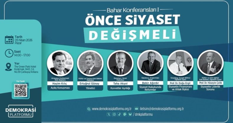 Eski AK Partili İsimler Sahaya İniyor: Demokrasi Platformu Ankara’da İlk Büyük Toplantısını Yapıyor