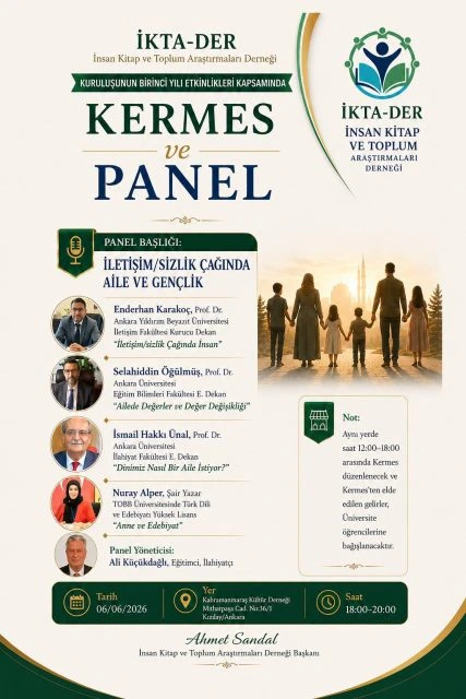 İKTA-DER'DEN ANKARA'DA İKİ ETKİNLİK: KERMES VE PANEL